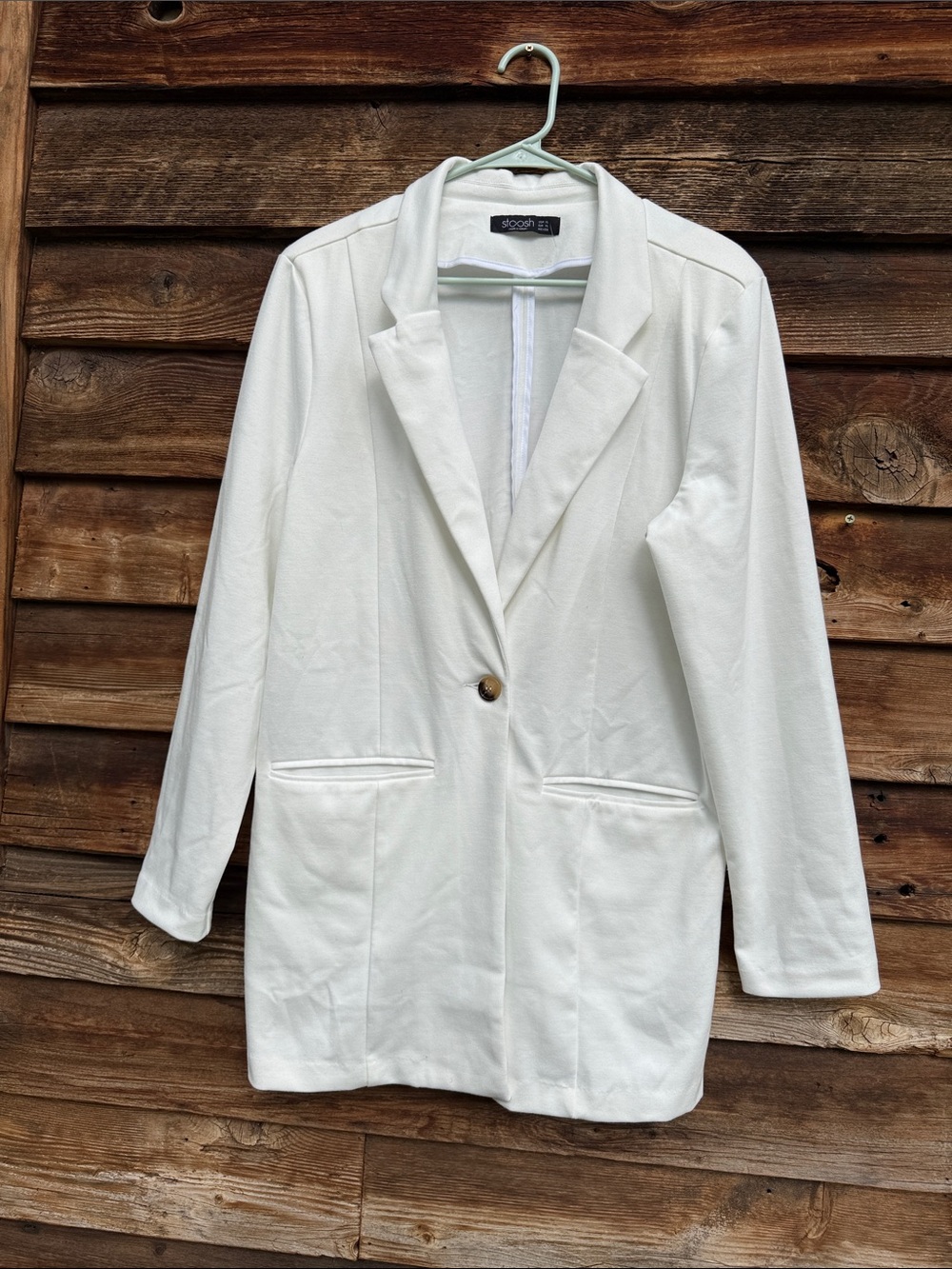 STOOCH Made in Vietnam blazer with small shoulder pads
